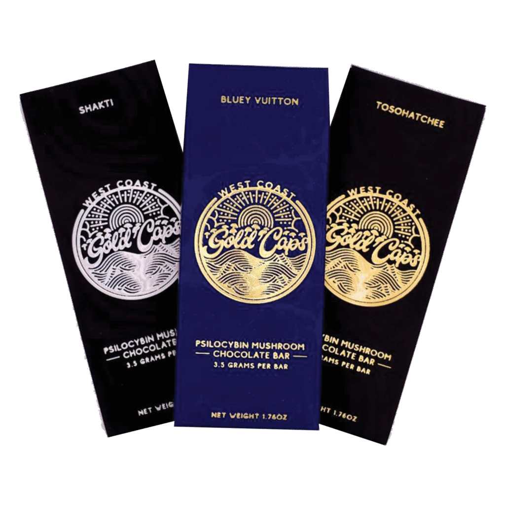 West Coast Gold Caps Chocolates