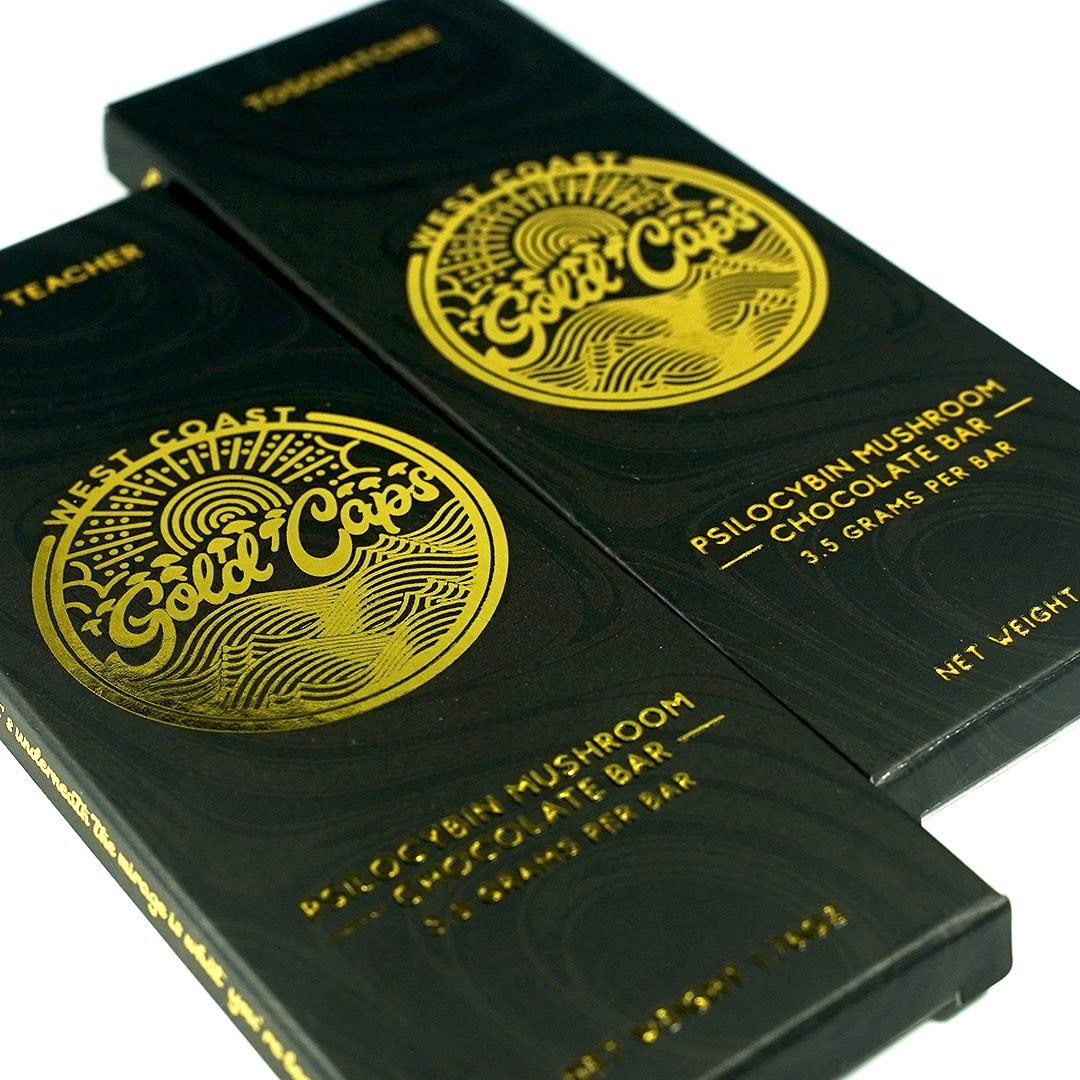 West coast gold caps chocolate bars
