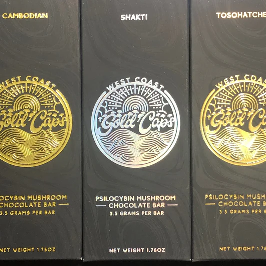 West coast gold caps